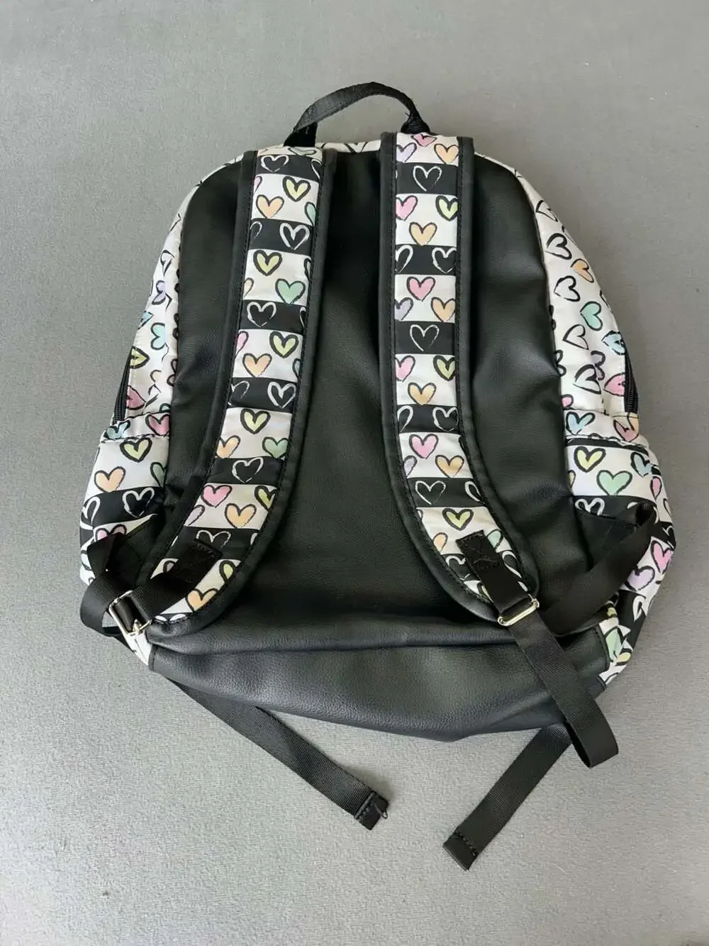 Luv Betsey by Betsey Johnson Pastel Hearts Pattern Backpack